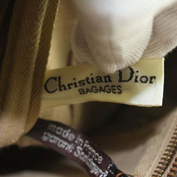 Dior Embossed Suede Monogram Trotter Boston Bag - Picture 3 of 12